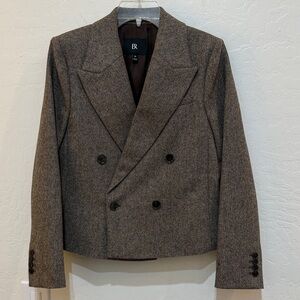 Banana Republic Herringbone Blazer in Brown